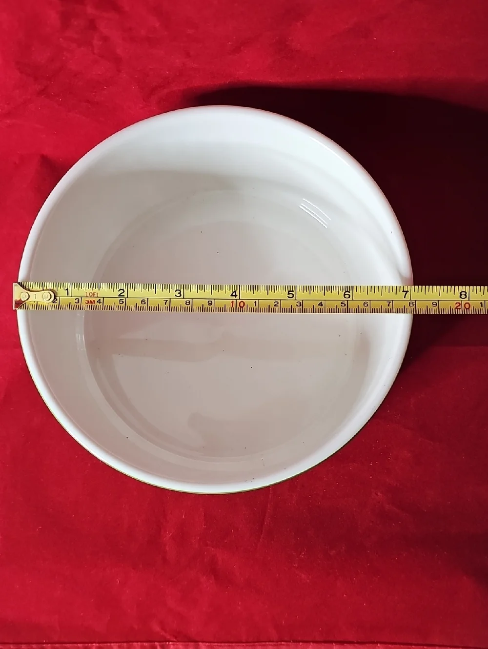 Royal Albert White Country Bakeware Piece with Floral Print